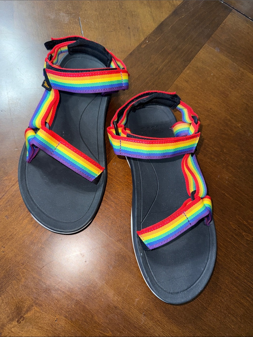 Youth Teva XLT 2 Rainbow 🌈 Sandals Sz 6 - Picture 2 of 6